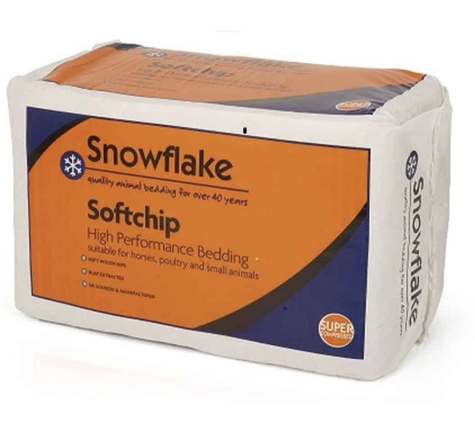 Snowflake Softchip bedding