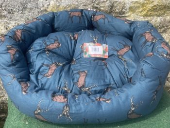 Danish design woodlands stag design slumber dog bed