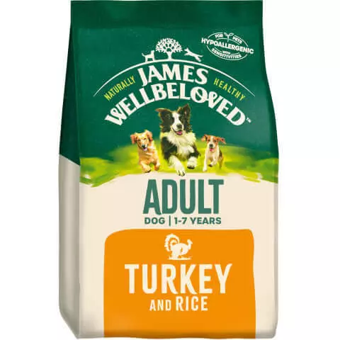 James Wellbeloved Adult Rich in Turkey & Rice 1-7 years